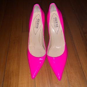 Hot Pink Guess Pumps